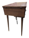 Vintage Singer Sewing Machine with Mid-Century Folding Cabinet