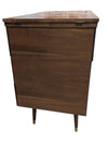 Vintage Singer Sewing Machine with Mid-Century Folding Cabinet