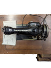 Vintage Singer Sewing Machine with Mid-Century Folding Cabinet