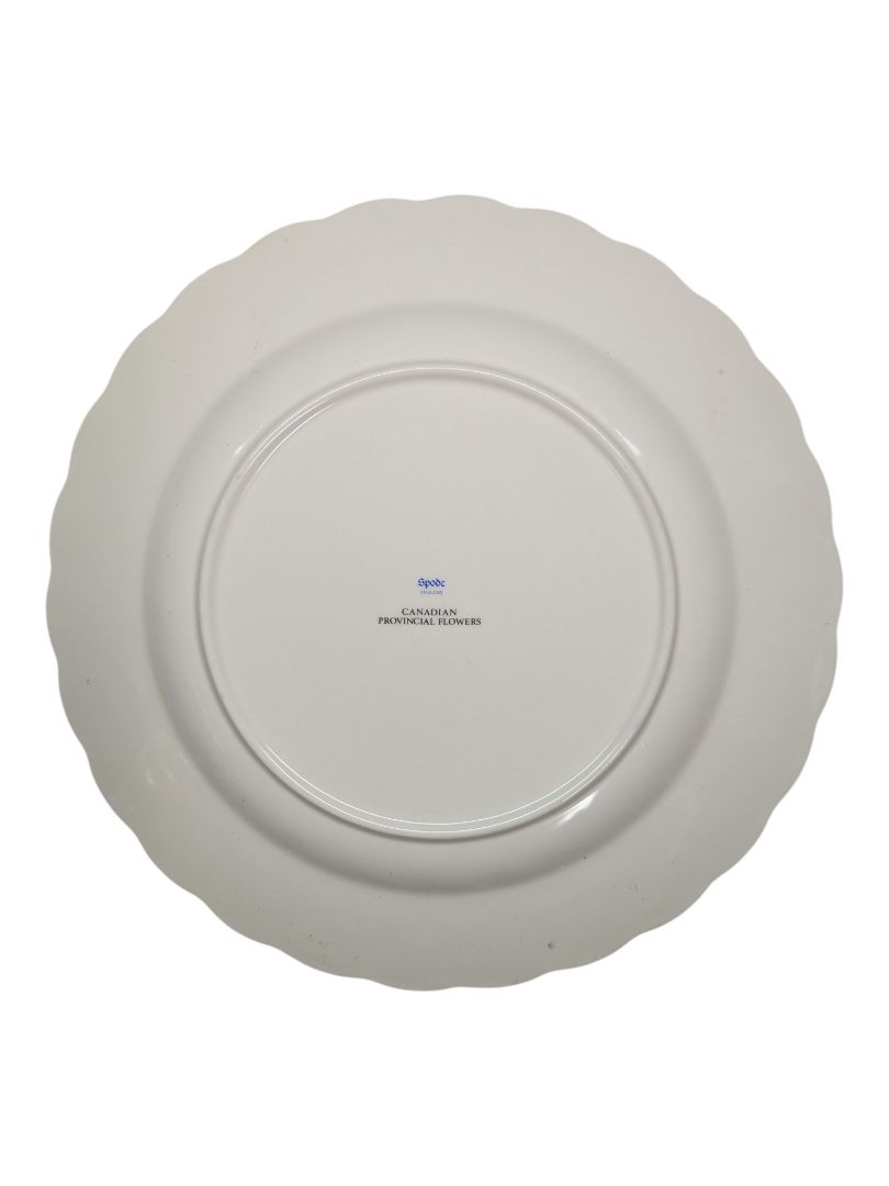 Spode “Canadian Provincial Flowers” Porcelain Charger Plate