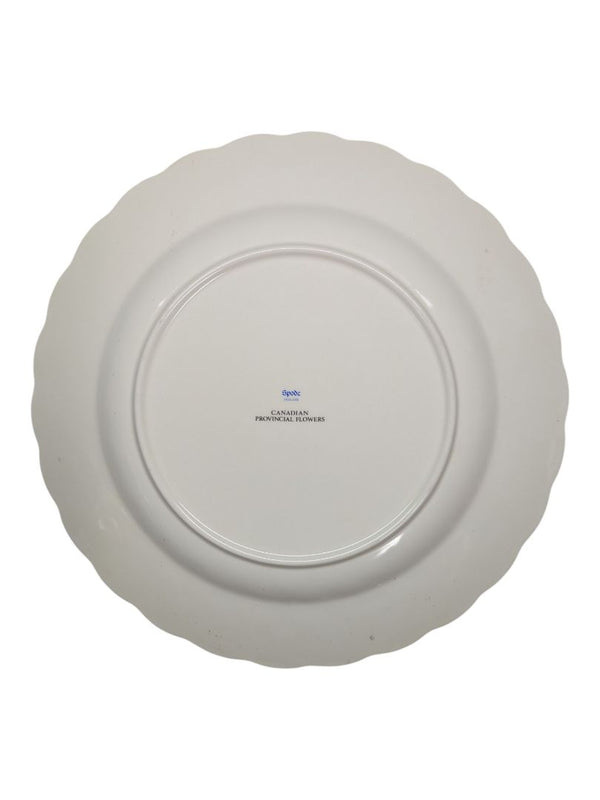 Spode “Canadian Provincial Flowers” Porcelain Charger Plate