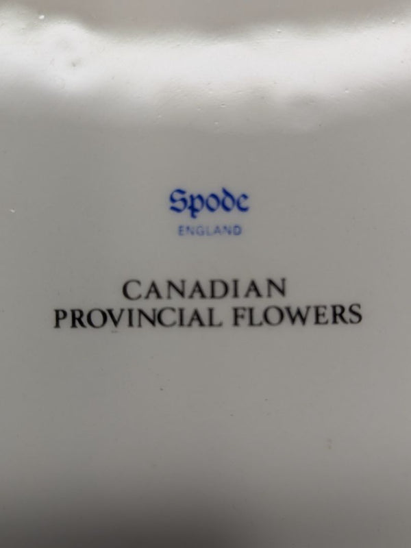 Spode “Canadian Provincial Flowers” Porcelain Charger Plate