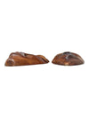 Pair of Hand-Carved African Style Wooden Wall Masks
