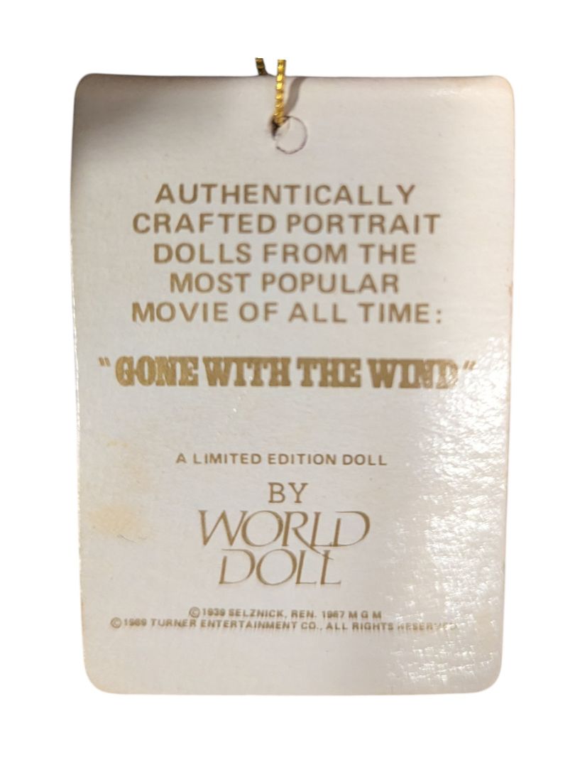 Limited Edition “Gone With the Wind” Portrait Dolls – Scarlett O’Hara & Rhett Butler