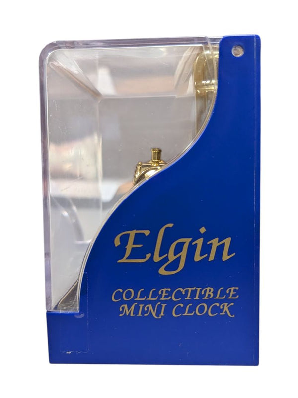 Elgin Collectible Mini Clock – Sewing Machine Design