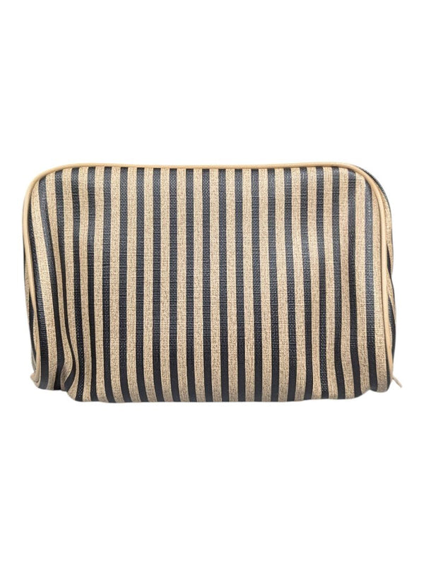 Striped Cosmetic & Coin Purse Set