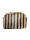Striped Cosmetic & Coin Purse Set