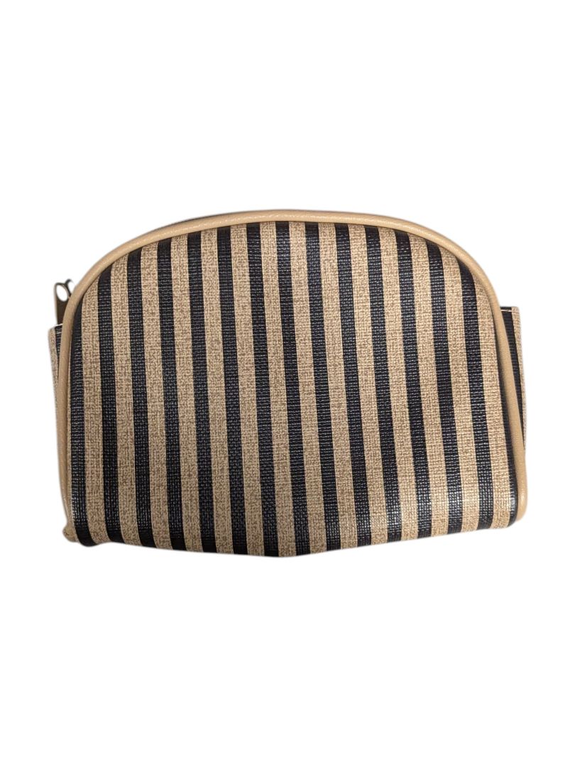 Striped Cosmetic & Coin Purse Set