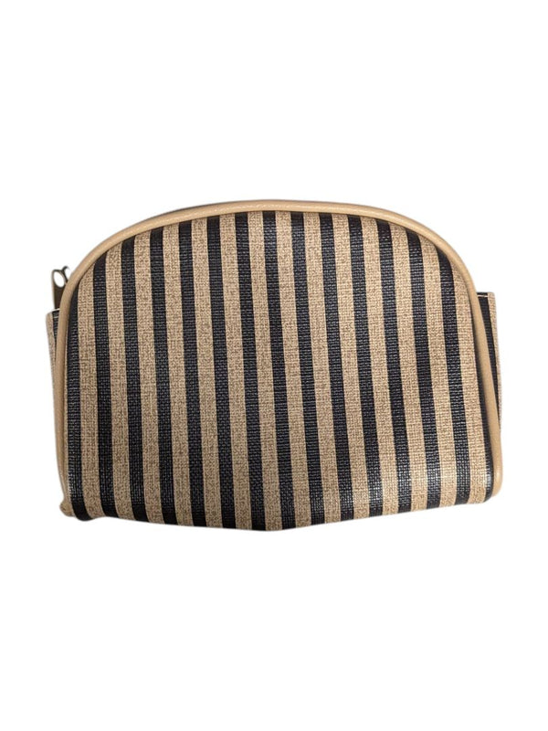 Striped Cosmetic & Coin Purse Set