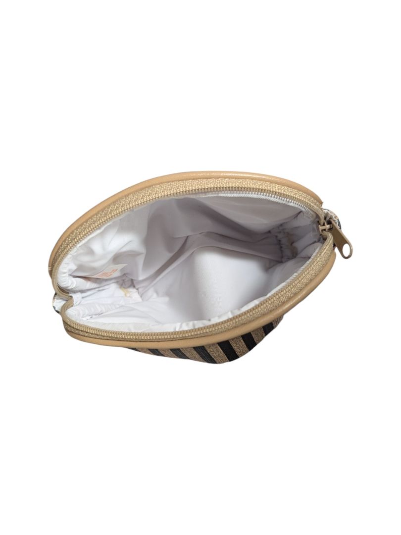 Striped Cosmetic & Coin Purse Set