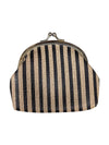 Striped Cosmetic & Coin Purse Set