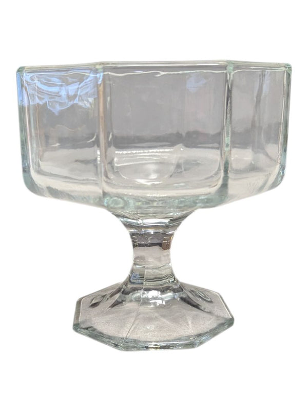 Vintage Pressed Glass Pedestal Dessert Cup