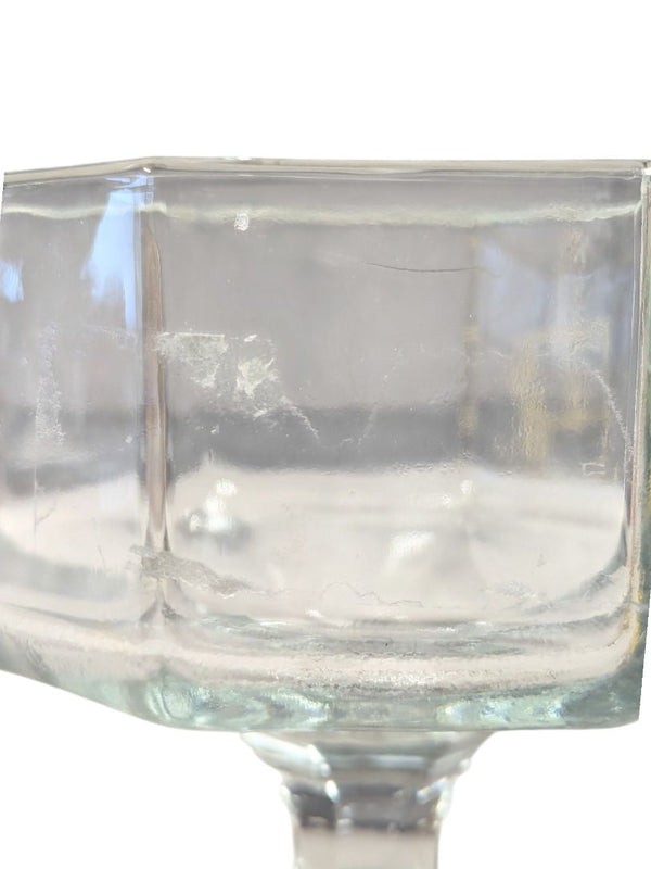 Vintage Pressed Glass Pedestal Dessert Cup
