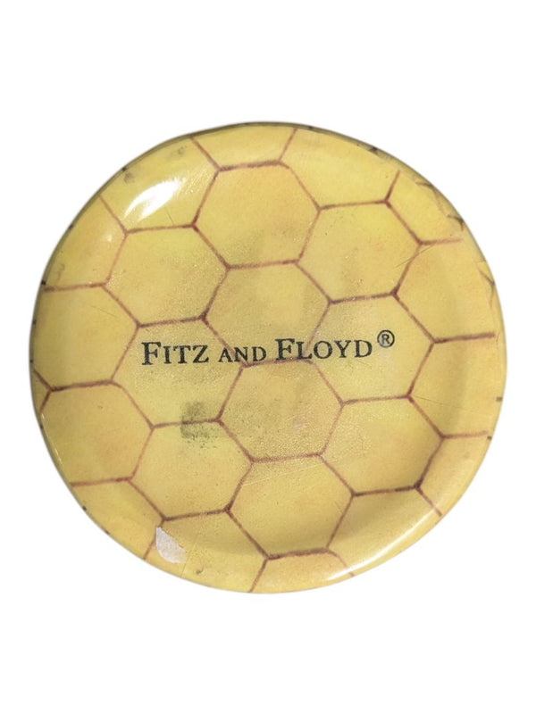 Fitz and Floyd Rooster Vase – Honeycomb Pattern