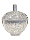 Vintage Pressed Glass Covered Candy Dish