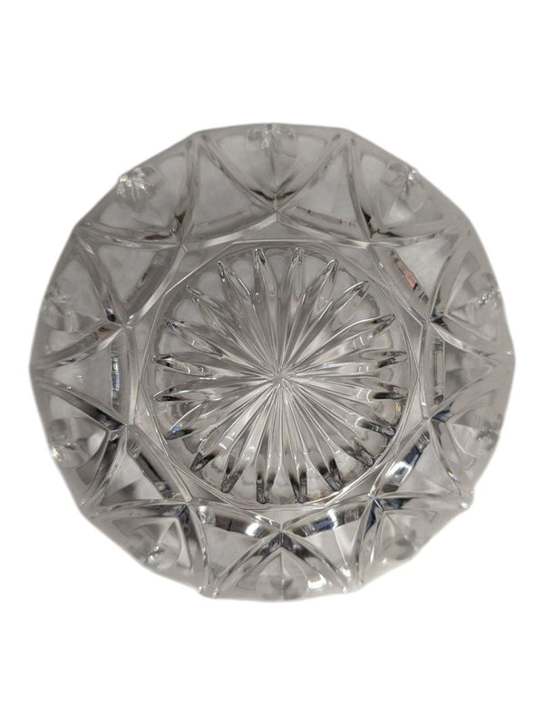 Vintage Pressed Glass Covered Candy Dish