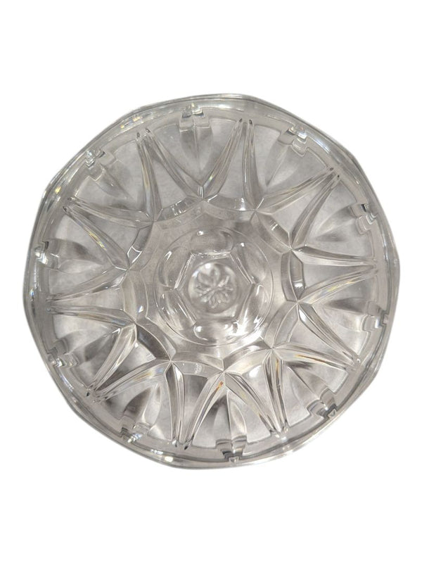 Vintage Pressed Glass Covered Candy Dish