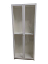 White Glass Door Display Cabinet