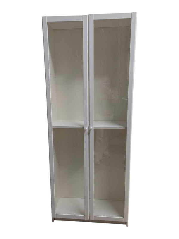 White Glass Door Display Cabinet