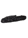 Black Beaded Evening Clutch Purse