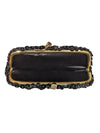 Black Beaded Evening Clutch Purse