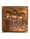 Canadian Decorative Copper Wall Plaque with Birds Motif
