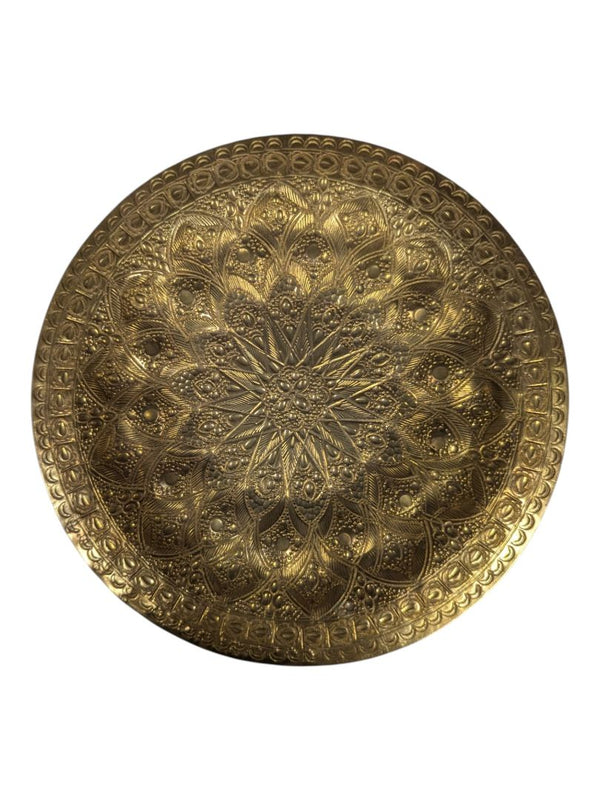Decorative Hammered Brass Wall Plate