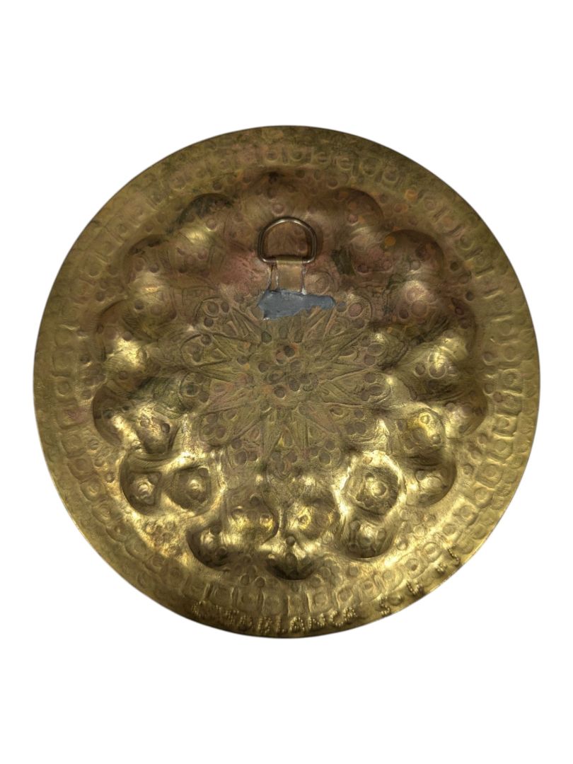 Decorative Hammered Brass Wall Plate