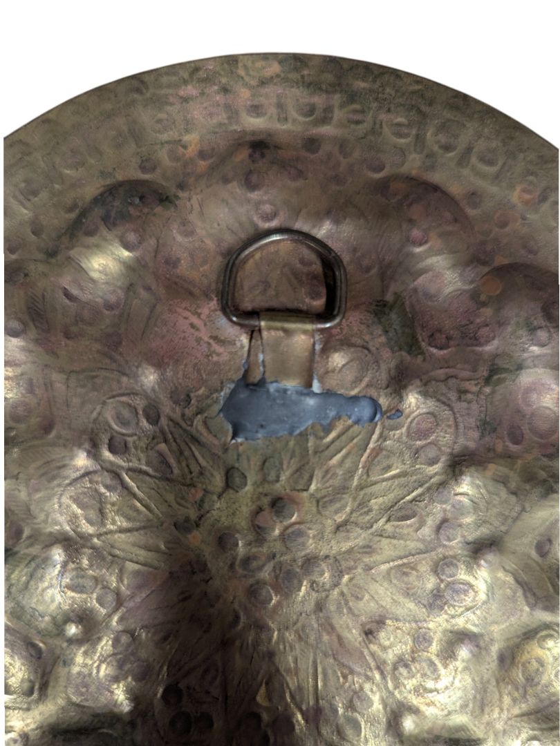 Decorative Hammered Brass Wall Plate