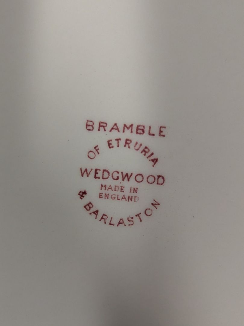 Pair of Wedgwood “Bramble” Dinner Plates
