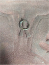 Albert Gilles Copper Wall Plate with Floral Relief