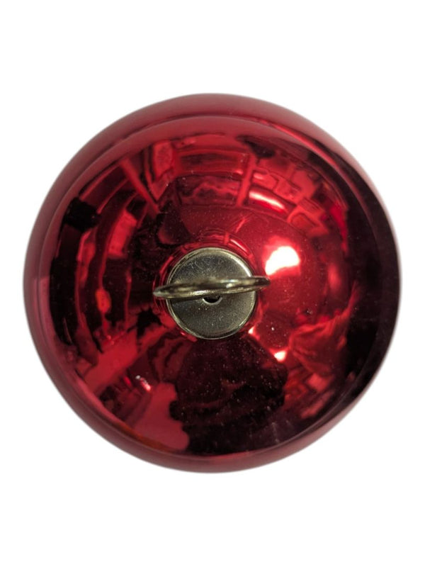 Tuxton Red Ornament Style Covered Candy Dish
