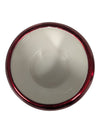 Tuxton Red Ornament Style Covered Candy Dish