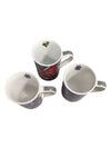 Set of 3 Vintage Christmas Ceramic Mugs in Original Boxes