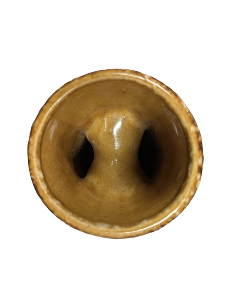 Vintage Dutch Brutalist Pottery Bud Vase Set (3 Pieces)