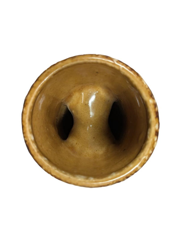 Vintage Dutch Brutalist Pottery Bud Vase Set (3 Pieces)