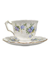 Aynsley “Marine Rose” Bone China Teacup and Saucer