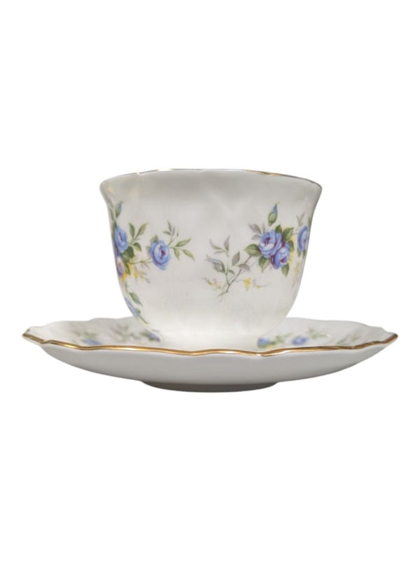 Aynsley “Marine Rose” Bone China Teacup and Saucer