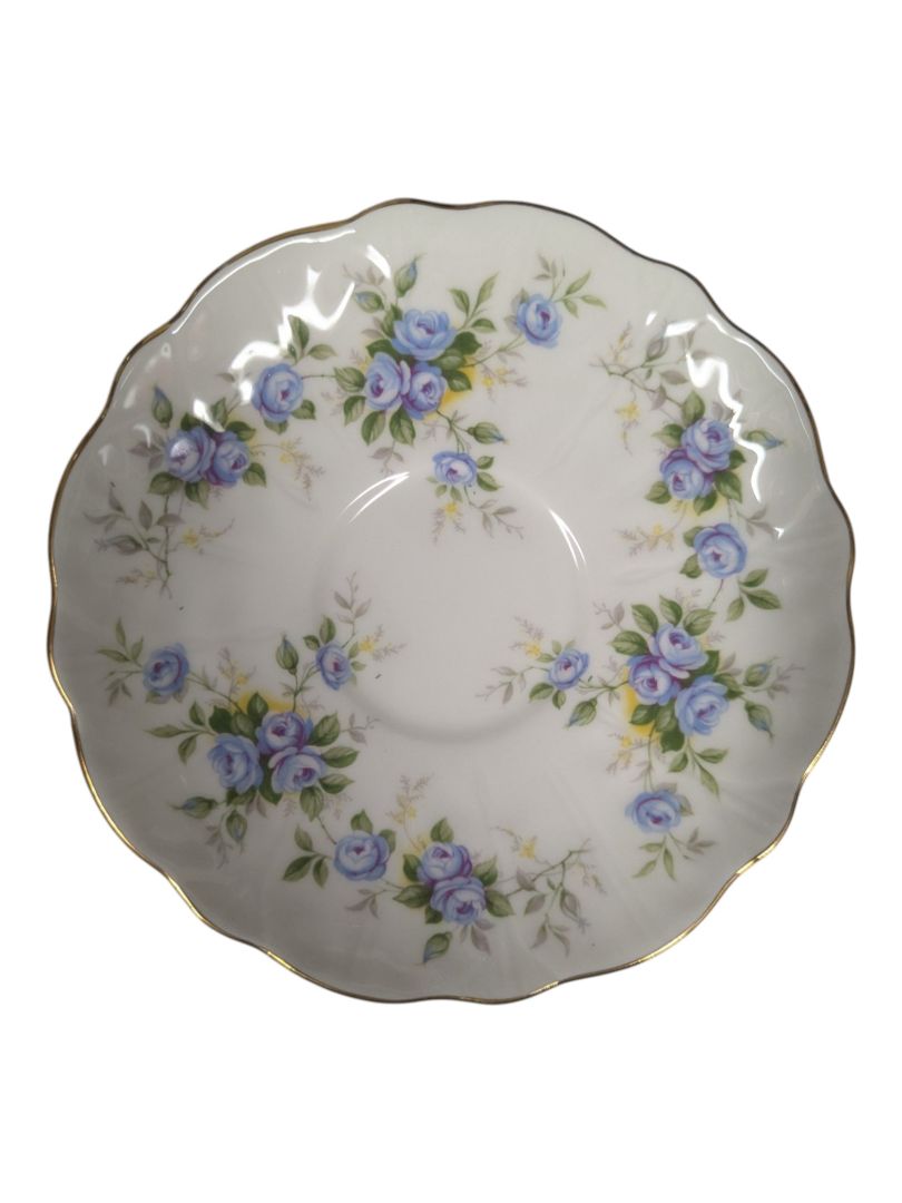 Aynsley “Marine Rose” Bone China Teacup and Saucer
