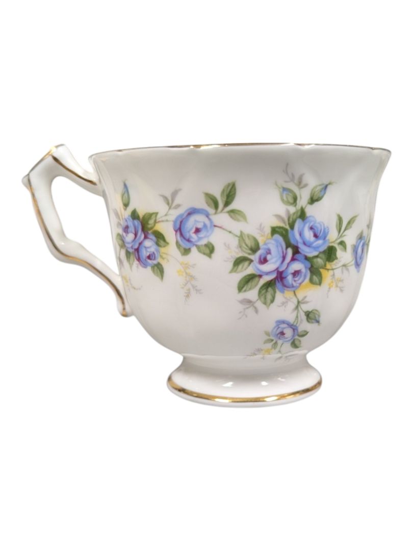 Aynsley “Marine Rose” Bone China Teacup and Saucer
