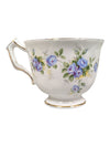 Aynsley “Marine Rose” Bone China Teacup and Saucer