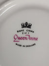 Queen Anne Bone China Tea Cup & Saucer Set - Pink & Yellow Roses