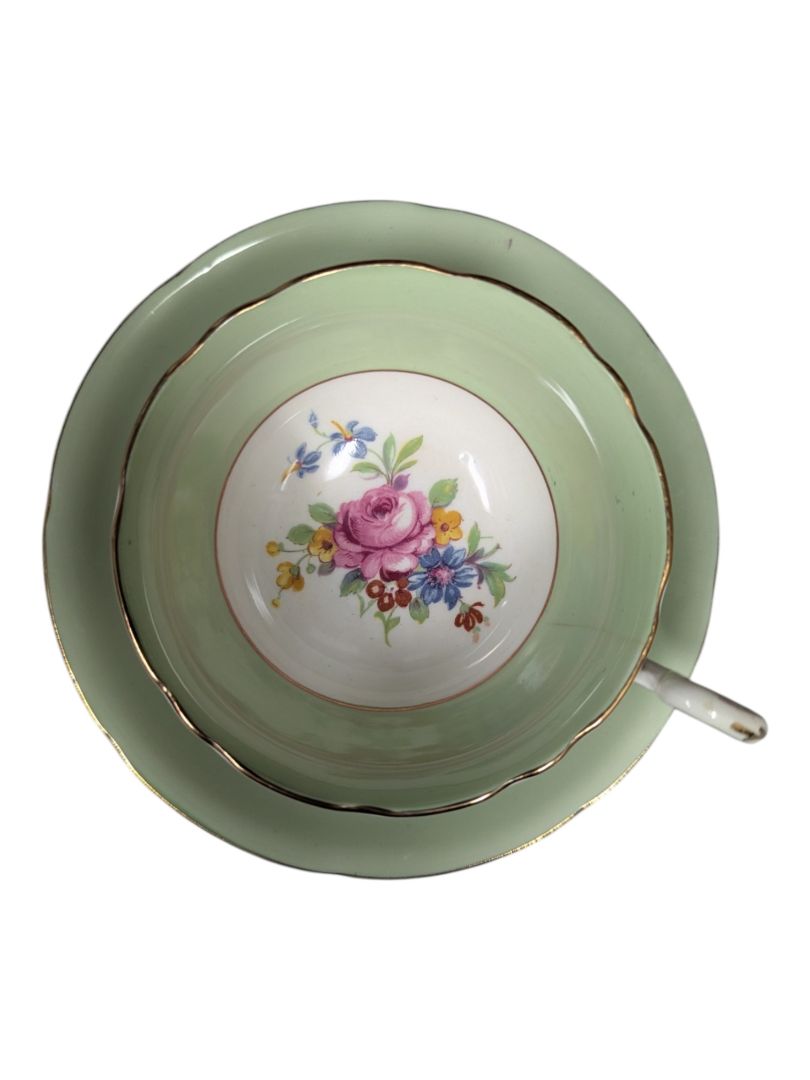 Vintage A.B. Grafton China Teacup & Saucer
