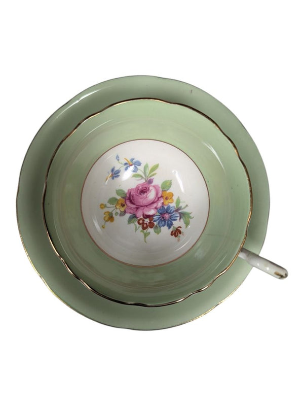 Vintage A.B. Grafton China Teacup & Saucer