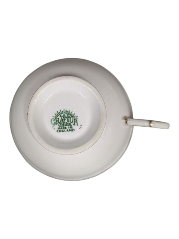 Vintage A.B. Grafton China Teacup & Saucer