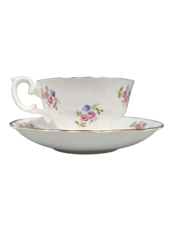 Crown Sussex Fine Bone China Teacup & Saucer
