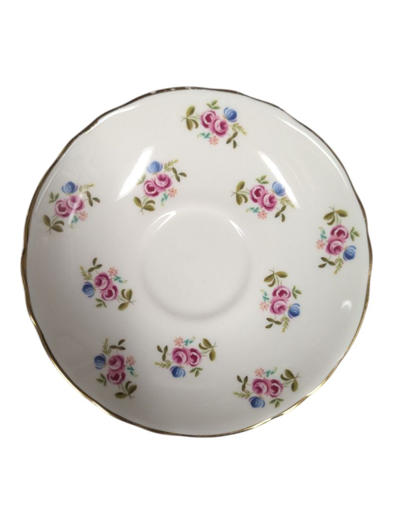Crown Sussex Fine Bone China Teacup & Saucer