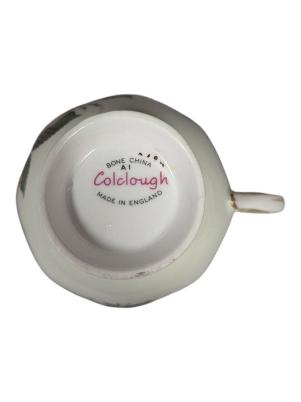 Colclough Bone China Teacup & Saucer Pink Rose