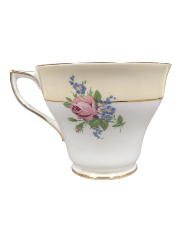 Rosina Bone China Teacup & Saucer Pink Rose