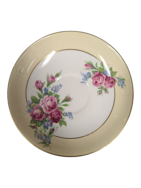 Rosina Bone China Teacup & Saucer Pink Rose
